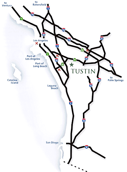 Tustin Map Tustin Map